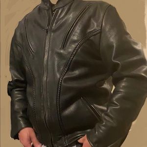 Fox Creek Leather Motorcycle Jacket